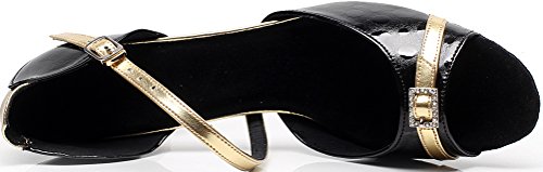 Chaussures de danse latine haut de gamme talon custom et semelle souple - 2