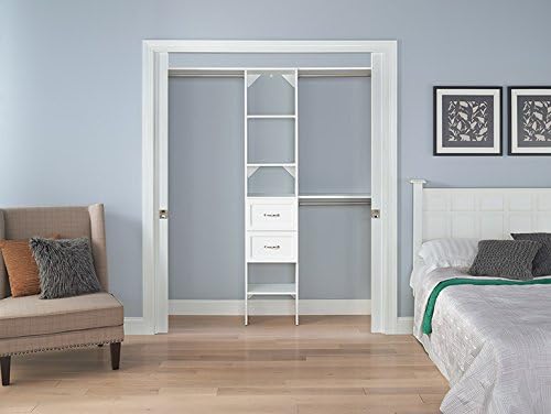 Miniatura 2 de ClosetMaid SuiteSymphony Espresso Organizador de armario con estantes, de 16 pulgadas.