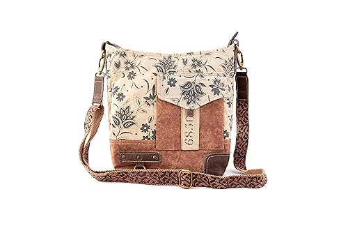 3B - Zipper Bag | Upcycled Vintage Canvas & Leather | Comes with 2 Different Straps | Multi Pockets Bag2