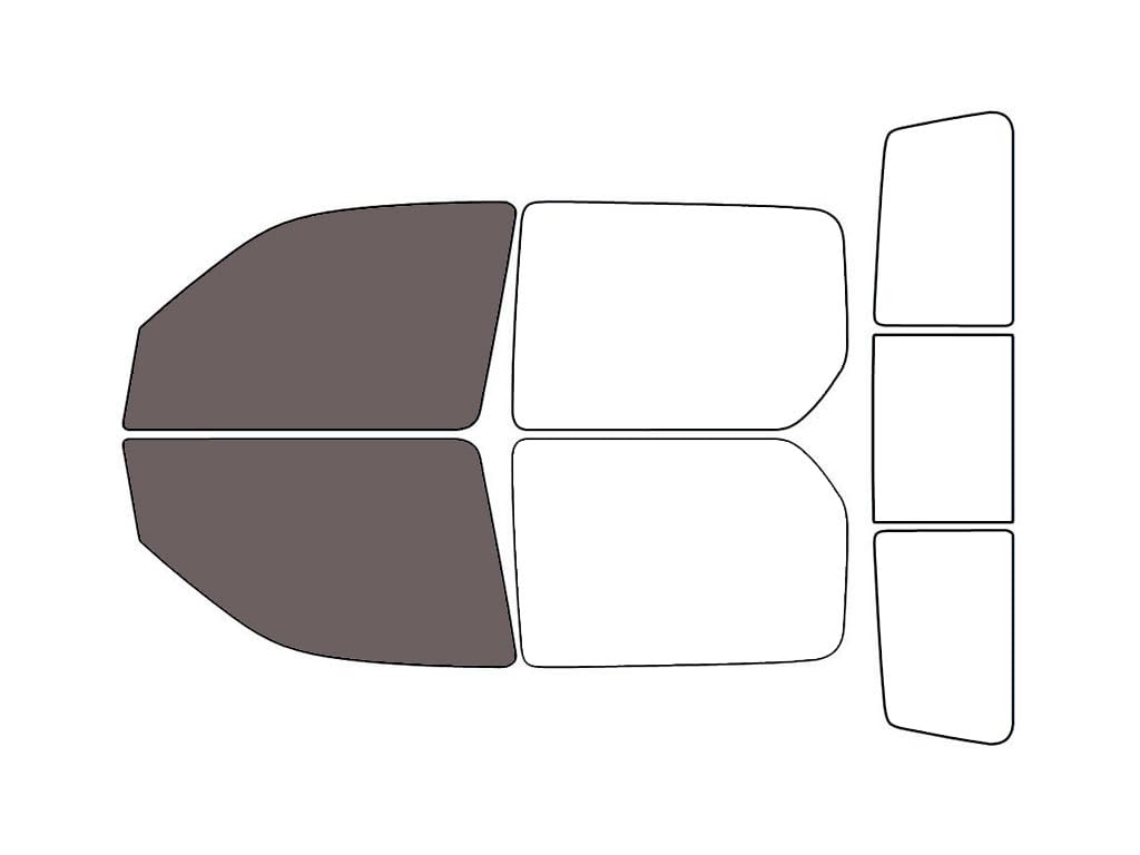 Rvinyl Window Tint Kit Compatible with Honda Ridgeline 2006-2014 - Front Precut Kit - 35%