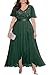 Emerald Green Dress Plus Size Holiday Christmas New Years Eve Formal Evening Sequin Glitter Mother Prom Long Nye Gowns