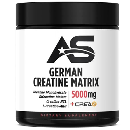 American Supps German Creatine Matrix 300g - Hochdosiertes Kreatin Pulver- ohne Geschmack