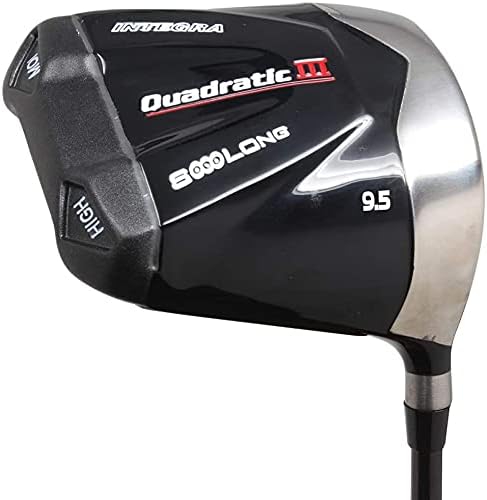 Men’s Integra SoooLong Quadratic III Square 460cc 9.5° Driver Right Handed Premium Ultra Forgiving Regular Flex Graphite Shaft Tour Velvet Grip