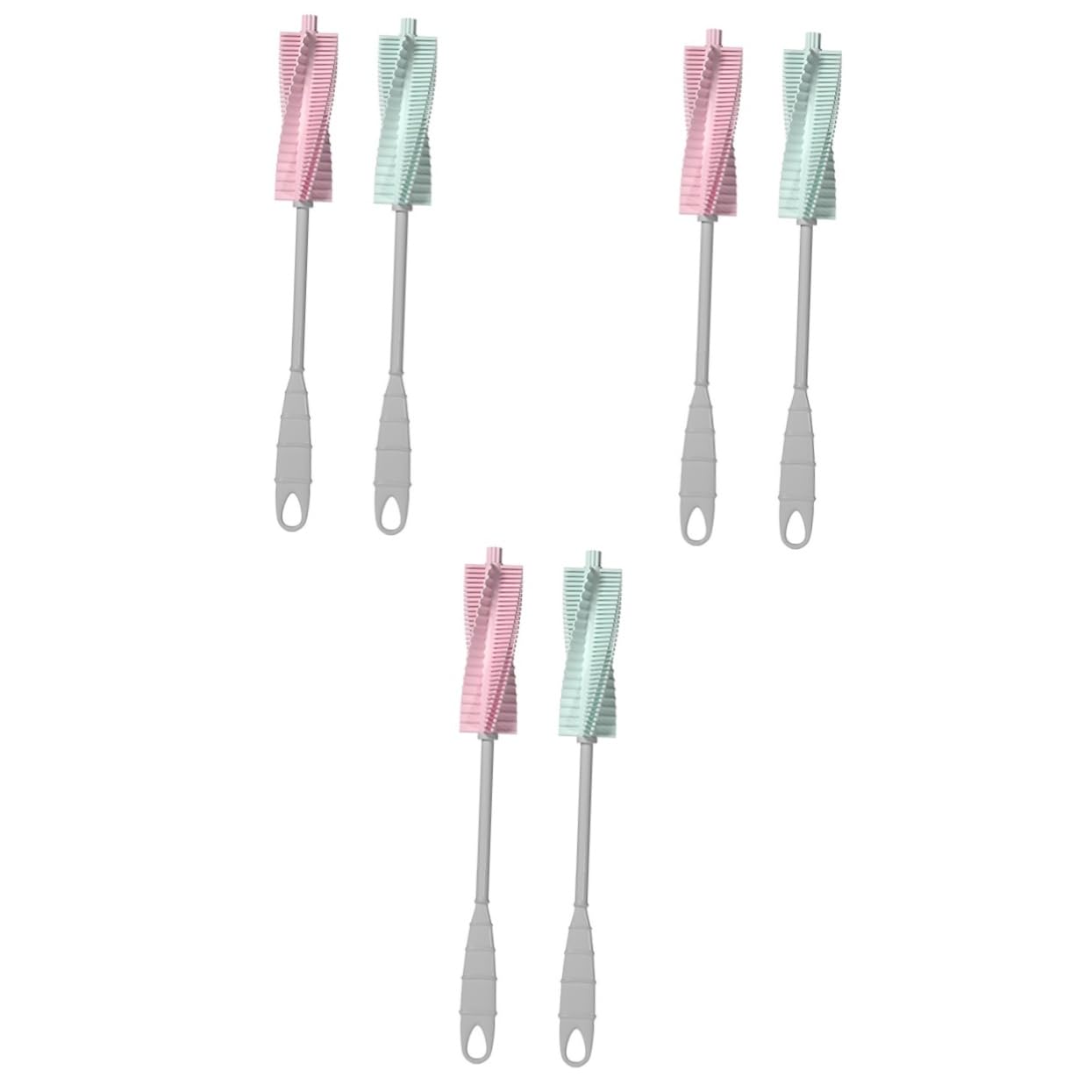 Yardwe 3 Set Spazzolino Per Ciuccio Pennello Per Bottiglie Di Cura Lavabiberon Spazzole Per Biberon Scrubber Per Biberon Detergente Per Bottiglie Gel Di Silice 2 Pezzi * 3