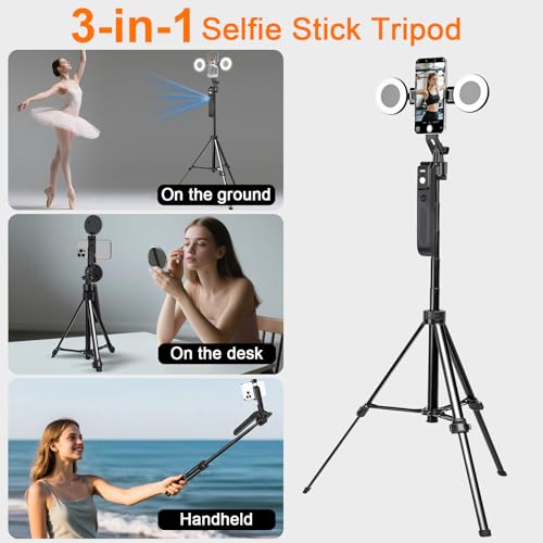 Kit vlogging iPhone Android GoPro con trípode automático y control remoto 6