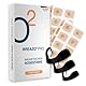Breazo® Magnetische Nose Strips für 15 Tage – Starterkit Nose Strips mit Magnet für verbesserte Atmung – Nasenpflaster mit Magnet in Universalgröße – Nasenspreizer für bessere Schlafqualität