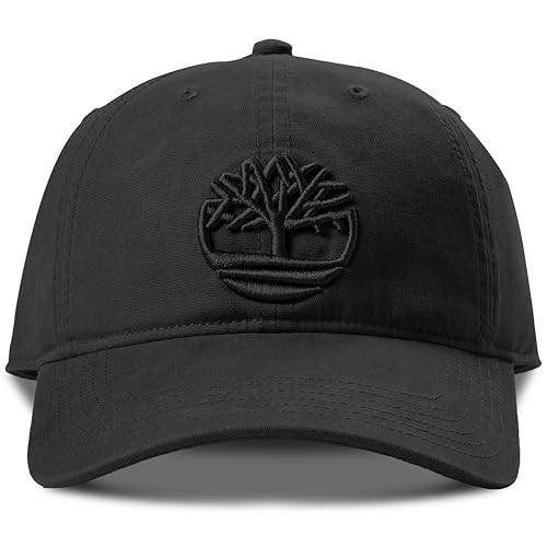 Image of Timberland Soundview Men's Baseball Cap - Cotton Canvas, Adjustable, Lightweight & Stylish Hat for Outdoor Activities