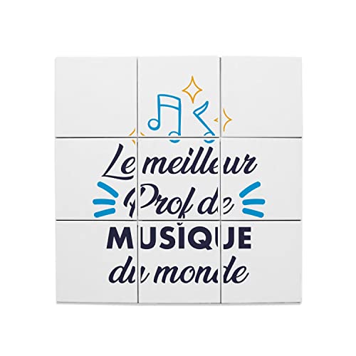 Carreaux Céramique Le Meilleur Prof de Musique pour un hommage inoubliable