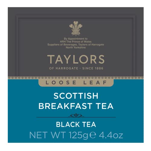 Image of Taylors of Harrogate Scottish Breakfast Tea, 4.41 oz (Pack of 6)