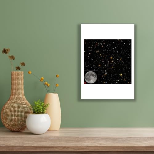 Cuadro astronómico Hubble Ultra Deep Field: impresión artística mate 3