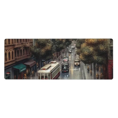 Grand tapis de souris pour la maison et bureau de 80x30cm antidérapant long