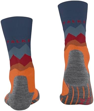 FALKE Heren Wandelsokken TK2 Explore M So wol functioneel materiaal anti-blaar dik 1 paar, Zwart Black 3003 Crest-O, 44-45 FALKE Heren Wandelsokken TK2 Explore M So wol functioneel materiaal anti-blaar dik 1 paar, Zwart Black 3003 Crest-O, 44-45