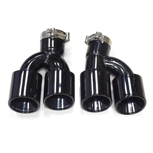 Buse tuyaux d'échappement quadruples noirs pour transformation M5 BMW G30