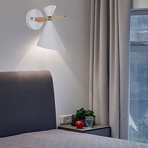 Luz de noche de pared orientable para leer cómodamente en el dormitorio 3