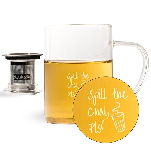 Image of Sipologie Inspire Tea Infuser Mug 350ml - Spill The Chai