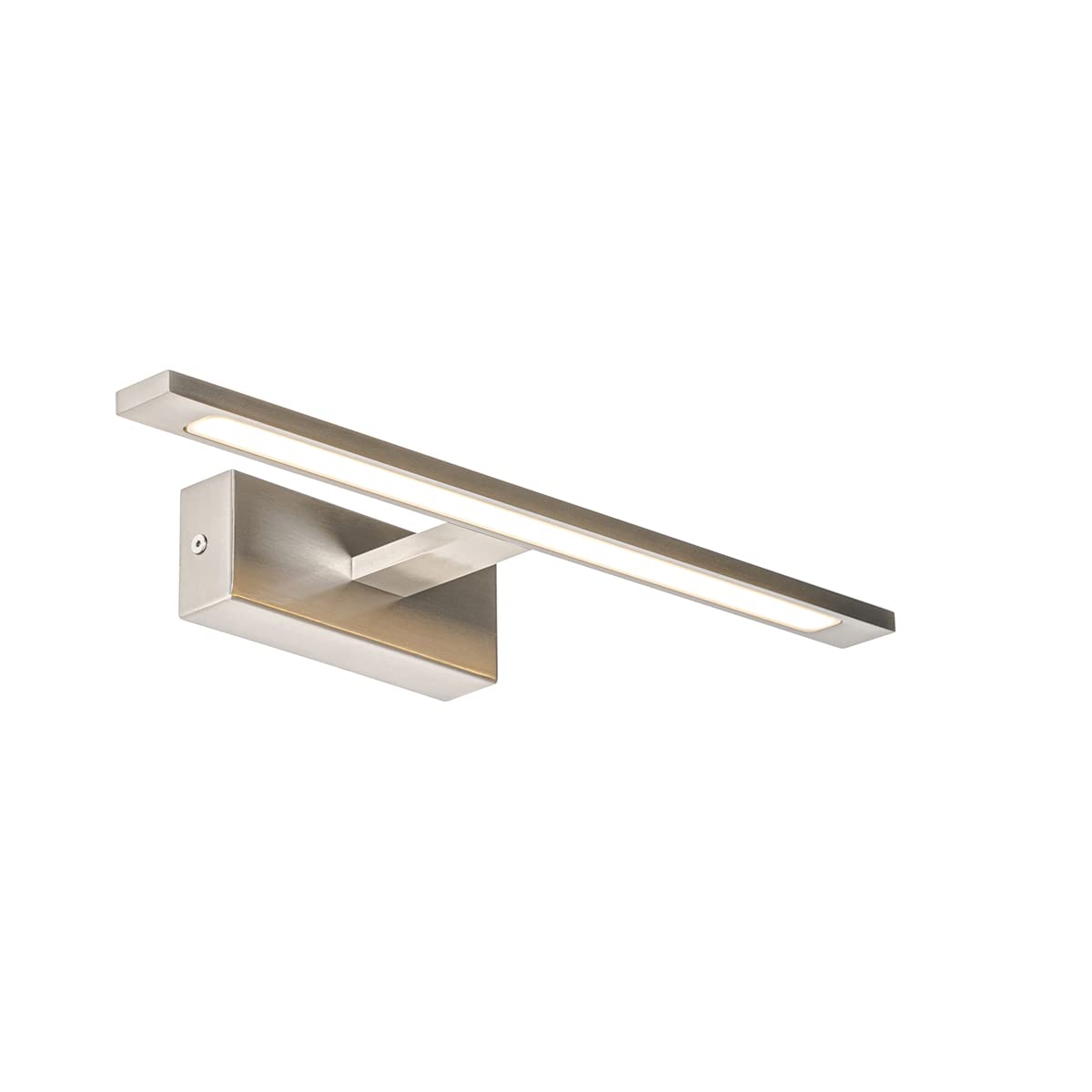 LED Applique murale 1 lumière L 41.5 cm Acier Design éclairage intérieur Salle de bains