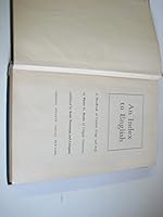 An Index to English: A Handbook of Current Usage and Style B0012XDRO0 Book Cover