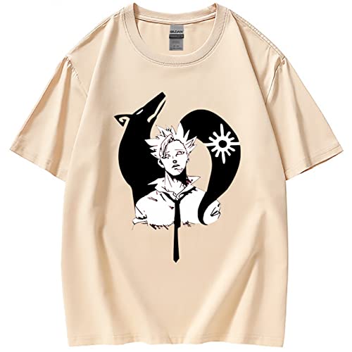 UYTON The Seven Deadly Sins T Shirt Ban Cosplay Costume Unisexe 3D Print Col Rond Manches Courtes T-Shirts pour Hommes Femmes Ados