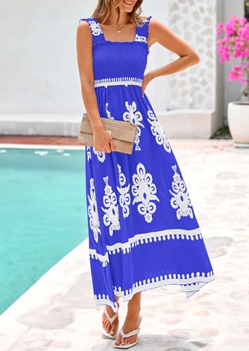 Image of PRETTYGARDEN Women's Sleveless Boho Maxi Dress