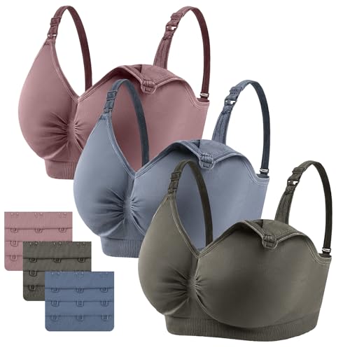 Soutien-gorge allaitement lot de 3 brassières maternité sans armature