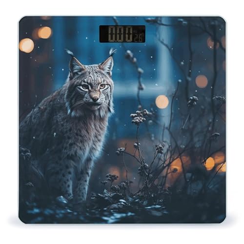 Báscula digital de baño Female Lynx con pantalla LCD brillante miniatura 1