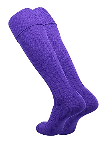 Image of Soccer Socks With Fold Down Top - European Style for Adults - Men and Women