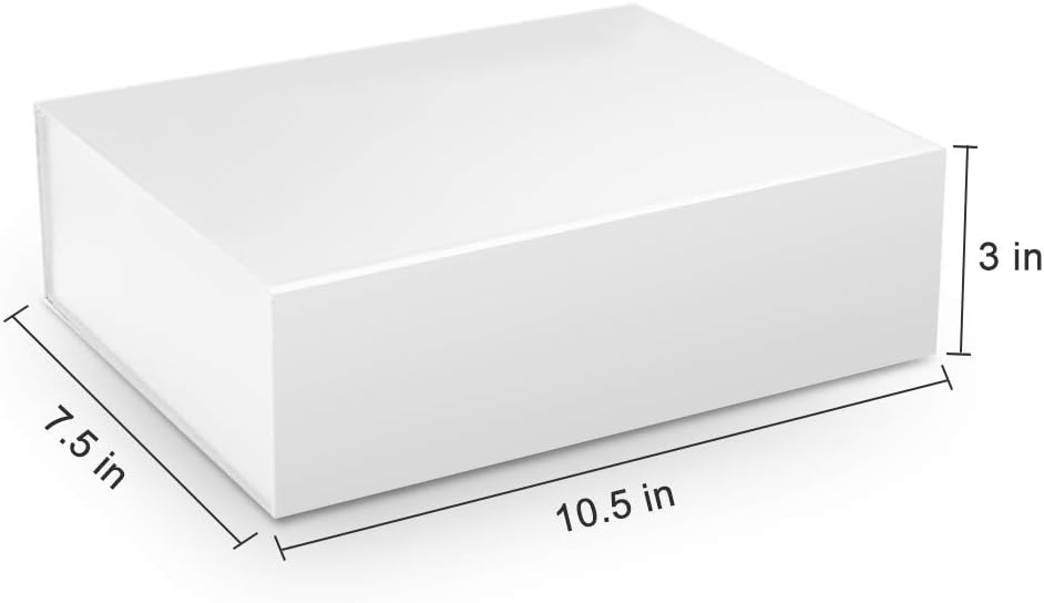 Frее Shірріng Ovеr $50 Wedding Gift Box with Lids, Smooth Surface Decorative Gift Boxes with Lid, 10.5 * 7.5 * 3 Inch Magnetic Packaging Boxes for Bridesmaid Gifts, Groomsmen Proposal Gift, Wedding, Christmas (2 Pack) Blасk Frіdау Sаlе 2022 Wedding Gift Box with Lids, Smooth Surface Decorative Gift Boxes with Lid, 10.5 * 7.5 * 3 Inch Magnetic Packaging Boxes for Bridesmaid Gifts, Groomsmen Proposal Gift, Wedding, Christmas (2 Pack)