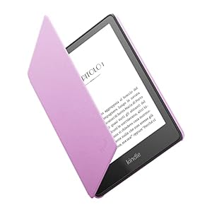 Custodia in pelle per Amazon Kindle Paperwhite | Compatibile con i dispositivi di 11ª generazione (modello 2021), Lavanda