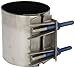 Smith-Blair Stainless Steel Repair Clamp, Full Circle, Stainless Steel Bolt, 2 Bolts, 7-1/2" Length, 6" Pipe Size