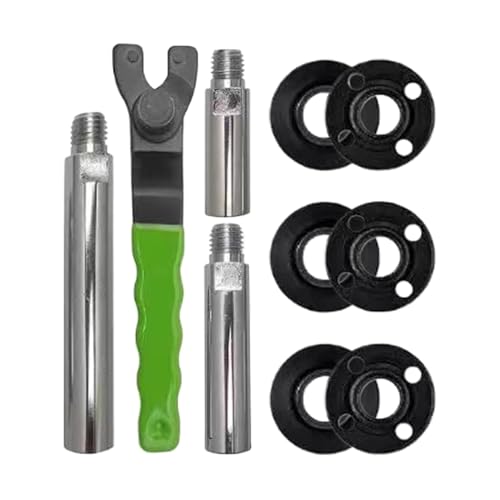 Holdes Llave de amoladora y vástago de extensión, llave de amoladora ajustable, vástago de extensión de llave de amoladora angular y tuerca de brida | 5/8-11 cabezales de amoladora 3 pulgadas 4