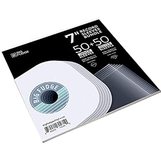 BIG FUDGE Pochette Album Vinyle – 7 Pouces 50 Pochettes Intérieures & 50 Extérieures – Rangement Transparent – Pochettes… - Les Beatles, Paul McCartney, John Lennon, RIngo Starr, George Harrison
