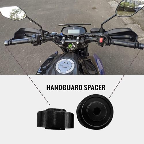 Image of Unbreakable Hand Palm Protector Wind Deflector Handguard for Dominar 400 (White)