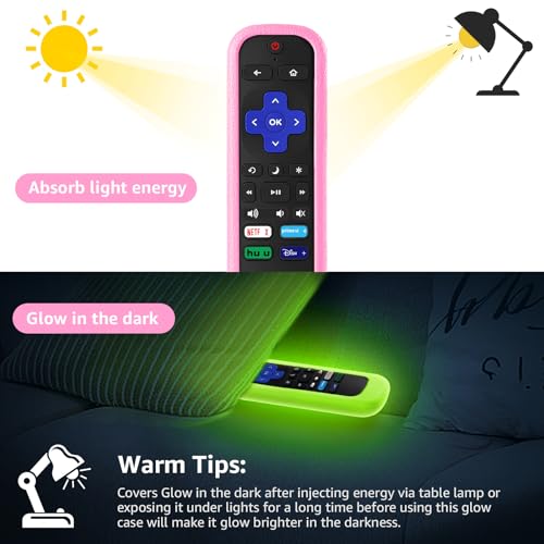 Télécommande Philips Roku TV cassée ? Solution de rechange rose - 6