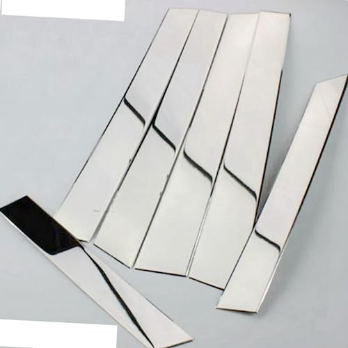 Embellecedores de acero inoxidable para Honda CRV 2007-2011, molduras de pilares de alta gama