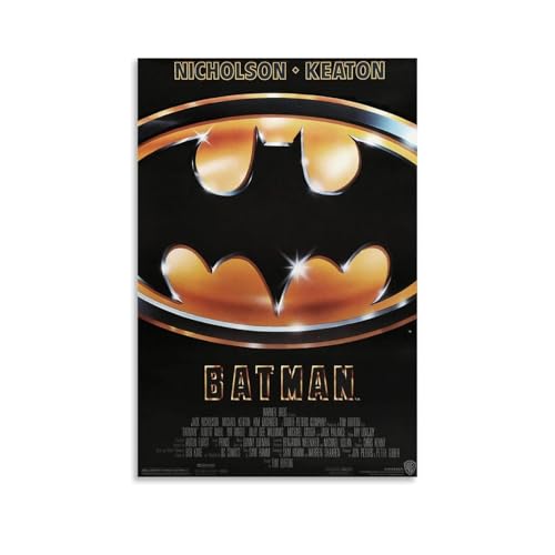 XLHONG Póster clásico de Batman para decoración de sala de estar, dormitorio, 20 x 30 cm, estilo sin marco