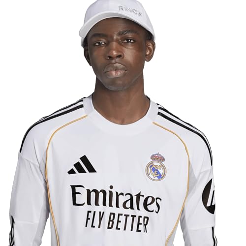 Image of adidas Performance Real Madrid Home 2025 /2026 White Men's Long Sleeve Jersey