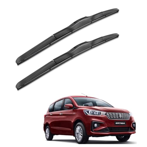 Image of Oshotto Frameless (O.E.M Type) Wiper Blades Compatible with Maruti Suzuki Ertiga (2018-2026) (21 inch / 14 inch)