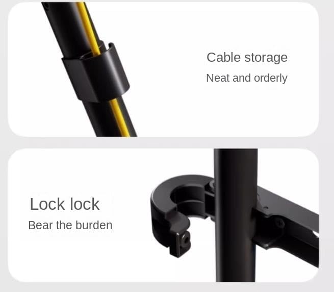 テレビ スタンド tvスタンド ローリングテレビスタンド AV棚付き 車輪付きモバイルTVカート 49-75インチテレビ用、最大11