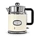 Russell Hobbs KE5550CRR Retro Style 1.7L Electric Kettle, Cream