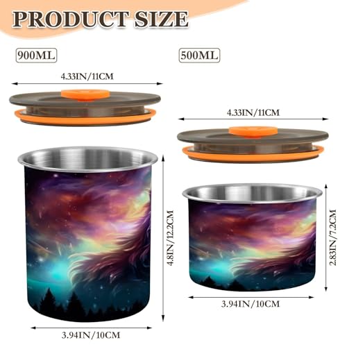 Envase de café hermético de acero inoxidable 17oz ATTX miniatura 2