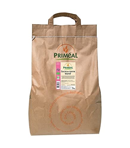 Priméal Sucre de Canne Blond BIO 5 kg 1 Unité