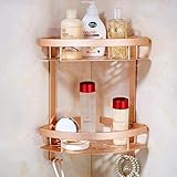 Méthode d'installation sans percer de trous : crochets non perforants et non marquants, adaptés à toute surface lisse, mais ne collez pas l'étagère de douche au mur peint ou au papier peint.