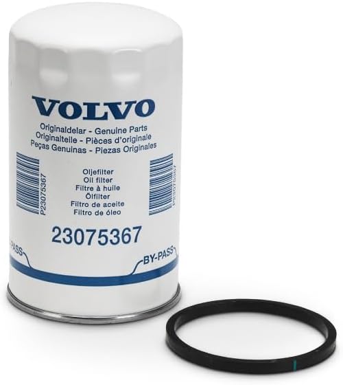 Volvo penta 23075367 ByPass Filtro de aceite compatible con D11 D13 TWD TAD OEM original