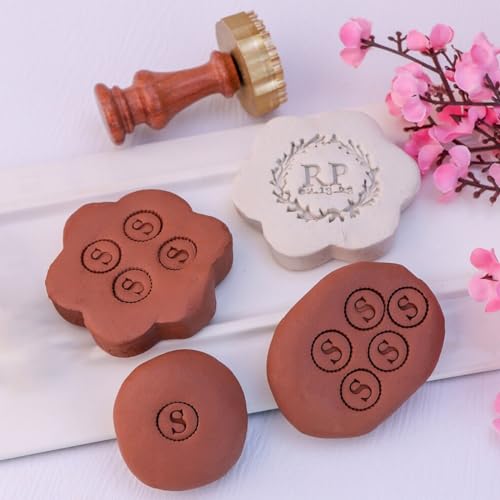 Custom Pottery Stamp, Stamp for Clay, Ceramic Stamp, Acrylic Stamp for Soap, 12mm Thick BrassPottery Makers Mark, Gifts for Pottery Maker - Thumbnail 6