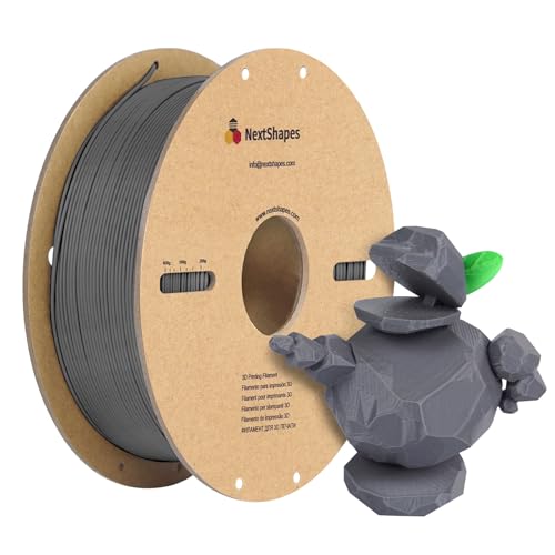 NextShapes PLA Filament 1.75mm, 1kg Cardboard pla Dark Gray