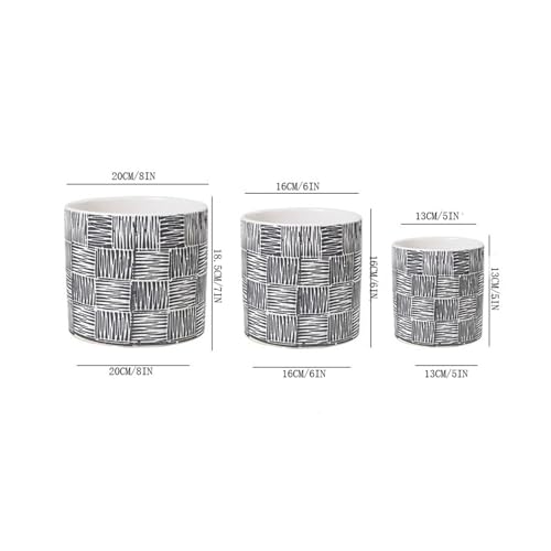 Cache pot ceramique bleu pour une maison végétale et moderne - 3