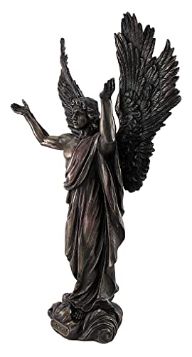 Estatua de Ángel Metatrón Bronce con Detalles de Color miniatura 3