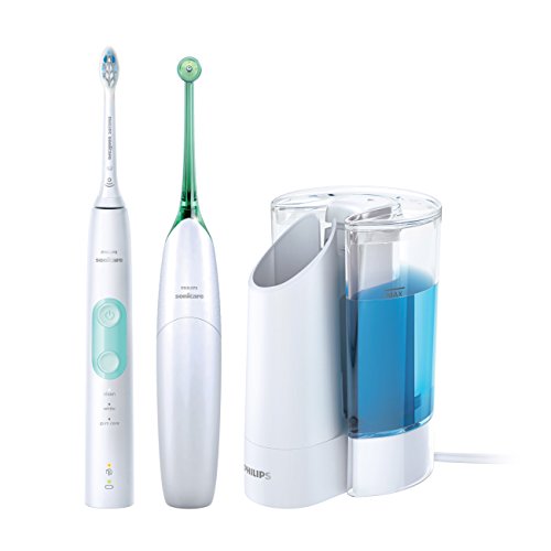 Philips Sonicare ProtectiveClean, AirFloss and Fill & Charge Station Bundle, White, HX8272/20