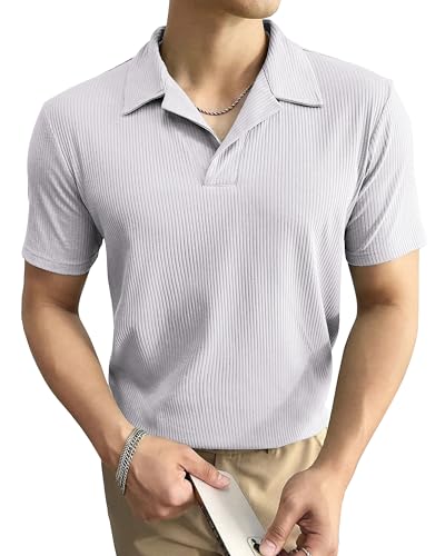 Image of I ENTERPRISE Cotton Blend Regular Fit Round Spread Collar Solid Short Sleeve T-Shirt for Men & Boys