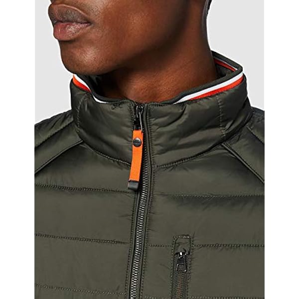 TOM TAILOR Uomini Hybride jas met opstaande kraag